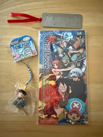 원피스 효고 한정판 지역 한정 스트랩, 북마크, 복주머니 세트