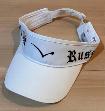 [ 새상품급 ] 러셀노 골프 Russeluno 선바이저 남성용 화이트