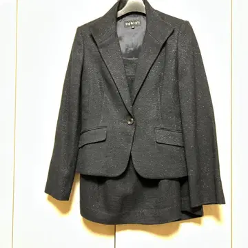 INDIVI 블랙 슬림핏 자켓 40