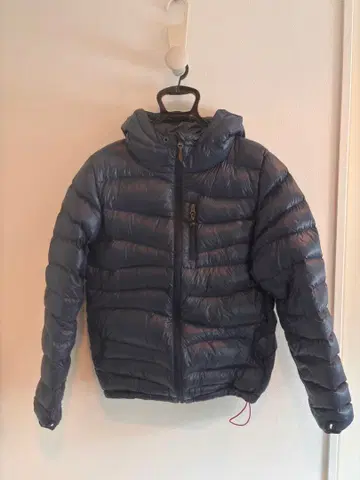 퍼프 자켓 Y2K 후드 부착 다운 자켓 네이비