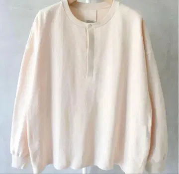 [ refomed ] WORK GLOVES HENLEY NECK TEE