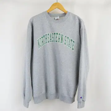 Champion 오버 사이즈 칼리지 프린트 맨투맨 트레이닝복