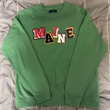 BACK NUMBER MAINE 맨투맨 L