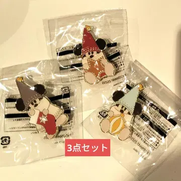 핀 배지 리루린린 스카이블루 빨간색 브라운 정글 카니발 공 굴리기