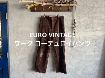 유로 빈티지 워크 코듀로이 팬츠