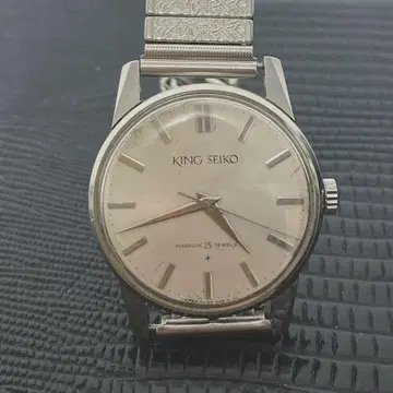 킹 세이코 킹세이코 퍼스트 수동 와인딩 시계 실버