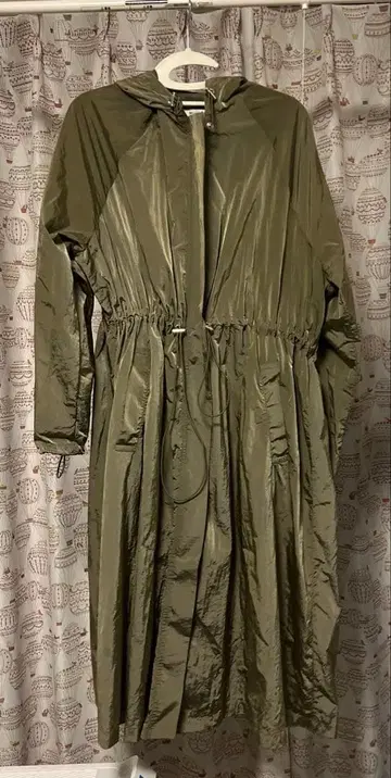 moussy 마우지 나일론 롱 코트