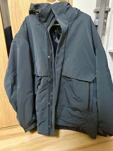 유니클로 +j 하이브리드 다운 오버 다크 그린 3xl