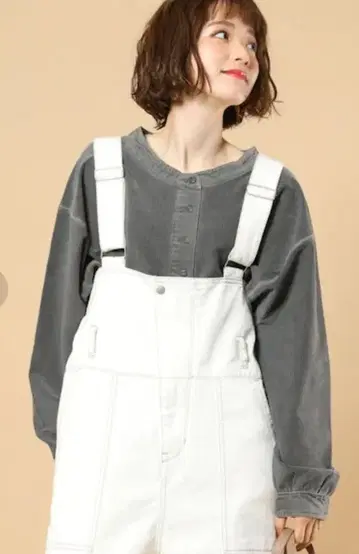 [ 미사용 새상품 ] 프릭스스토어 빈티지라이크 헨리넥 긴팔 셔츠