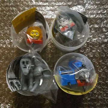 캡슐 프라레일 토마스 애니멀 기관차로 대변신 4종 세트