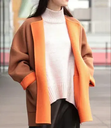 [ Demi-Luxe BEAMS ] 리버 코트 카멜 x 오렌지