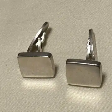 GEORG JENSEN 은제 커프스 링크 스퀘어 덴마크 빈티지