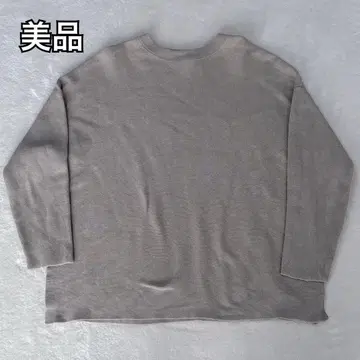 새상품급 SLOBE IENA 코튼 더블 페이스 풀오버/그레이