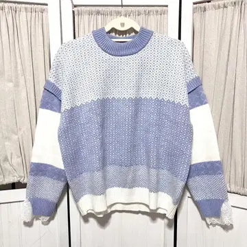 axesfemme 자카드 니트 PO