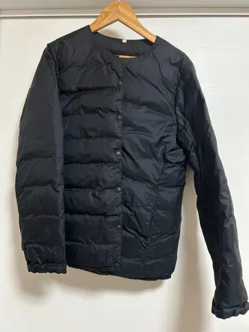 노카라 다운 자켓 포켓터블 무인양품