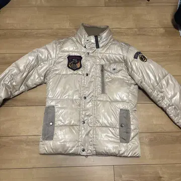 AVIREX ROUTE 75 다운 자켓 아이보리