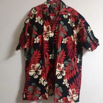 맥스 보이 알로하 셔츠 XXL 플라워 프린트