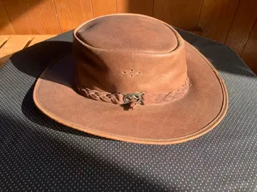 Grizzly Hatters Australia 천연 가죽 가죽 햇