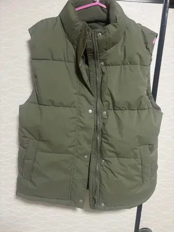 다운 베스트 그린 사이즈 M