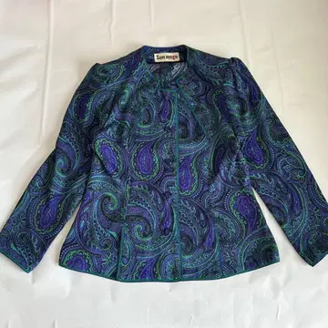 [ 새상품급 ] 산메그 페이즐리 무늬 에스닉 빈티지 개성있는