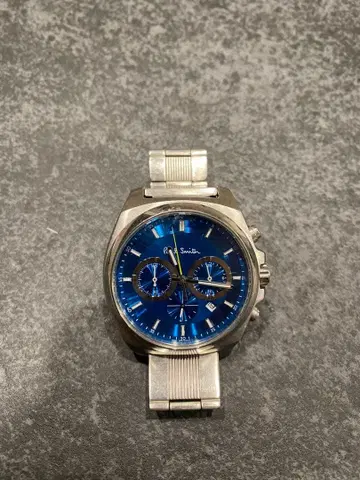 폴 스미스 파랑 다이얼 크로노그래프 손목시계