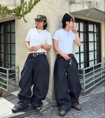 Deaile deaile 리지드 배기 데님 L