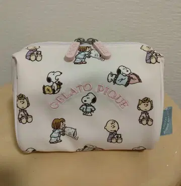 젤라또피케 [ PEANUTS ] 오리지널 아트 올 패턴 파우치