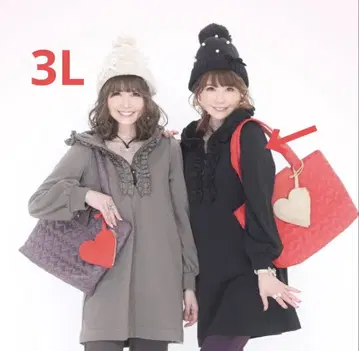 앤드러브 &LOVE 페미닌 형태의 부케 프릴 후디 튜닉