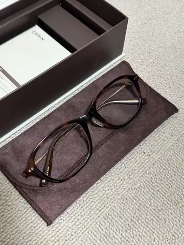 CARIN 안경 RONENN 스퀘어 쉐이프 레오파드