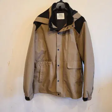 나일론 자켓 베이지/블랙