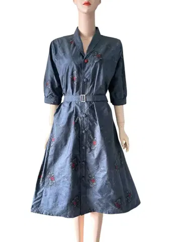 기모노 리메이크 깁 원피스 오시마 명주 1월 상순 발송