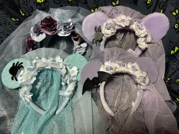 호른티드 맨션 신부 머리띠