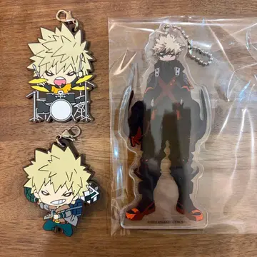 바쿠고 카츠키 아크릴 키링 니토탄 3개 세트