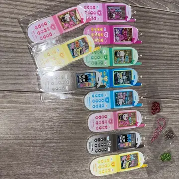 산리오 캐릭터즈 시크릿 휴대폰 모양 키링 세트 & 단독 구매