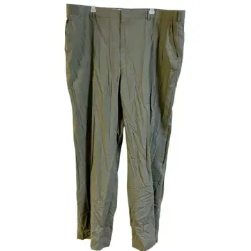 새상품급 [ 5XL ] 올리브 그린 플리츠 워크 팬츠 남성용 바지