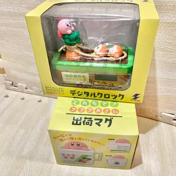 별의 커비 남코 신선한! 푸푸푸 채소 디지털 시계 출하 머그