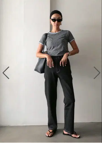 [ 새상품급 ] room306contemporary 하이웨스트 데님 팬츠