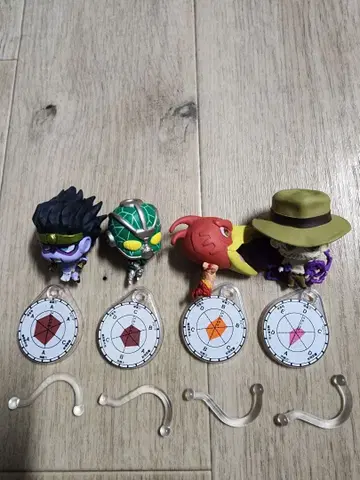 죠죠의 기묘한 모험 스탠드 피규어 컬렉션 01 전 4종 세트