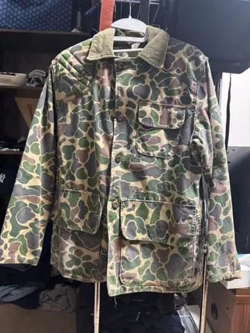 jcpenney 70s 헌팅 자켓 카모 무늬
