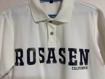 ROSASEN 피케 셔츠 M 사이즈 화이트