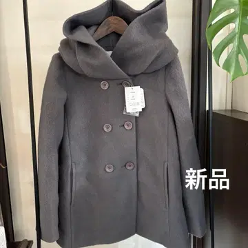 [새상품] Quand 쿠안도 후드 부착 울 자켓