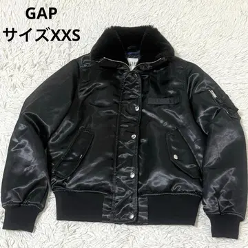 GAP MA-1 봄버 자켓 블랙 퍼 포함 Y2K XXS 헤이세이
