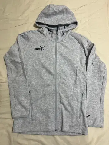 PUMA 그레이 후드티 블랙 팬츠 세트