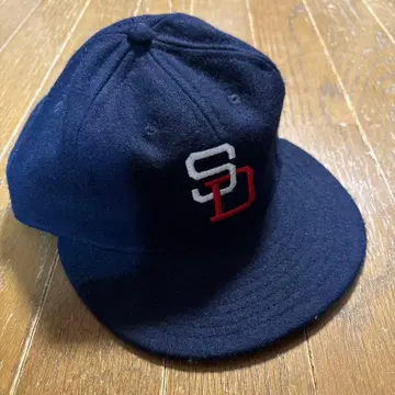 네이비 SD 로고 야구 모자