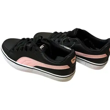 PUMA 푸마 V 코트 벌크 스니커즈 23.5cm 블랙/핑크