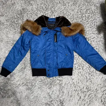 퍼 달린 파랑 n2b 자켓