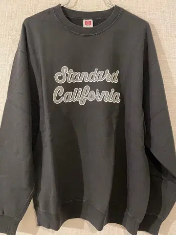 스탠다드 캘리포니아 크루넥 트레이닝복 차콜 그레이 XL