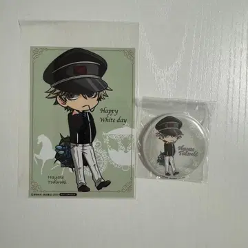 최애와 사탕 복숭아 도원암귀 브로마이드 캔뱃지 토도로키 하야테