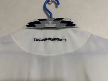 로사센 체크 무늬 옷깃 피케 셔츠