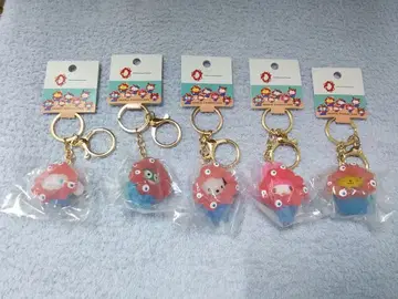 산리오 미야쿠미야쿠 변신 입체 마스코트 키링 5개 세트